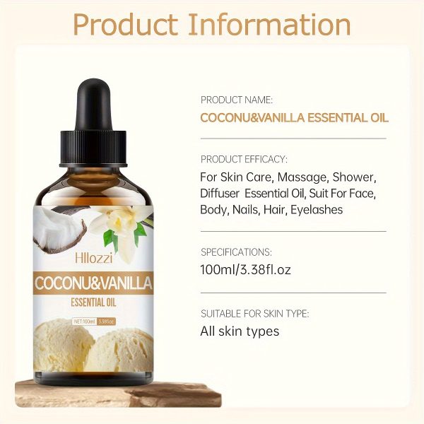 Huile Essentielle de Noix de Coco et Vanille