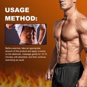 2 pièces de crème musclante pour hommes