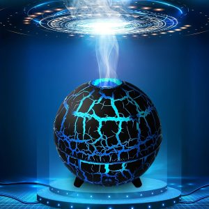 Humidificateur et Diffuseur de Parfum Globe Craquelé