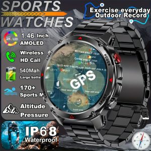 Montre Connectée de Sport GPS T-Rex 3, de Haute Qualité, Pour Hommes